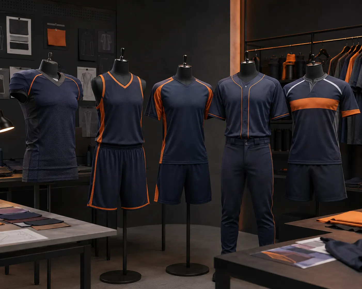 Custom sportswear and team uniform manufacturing services