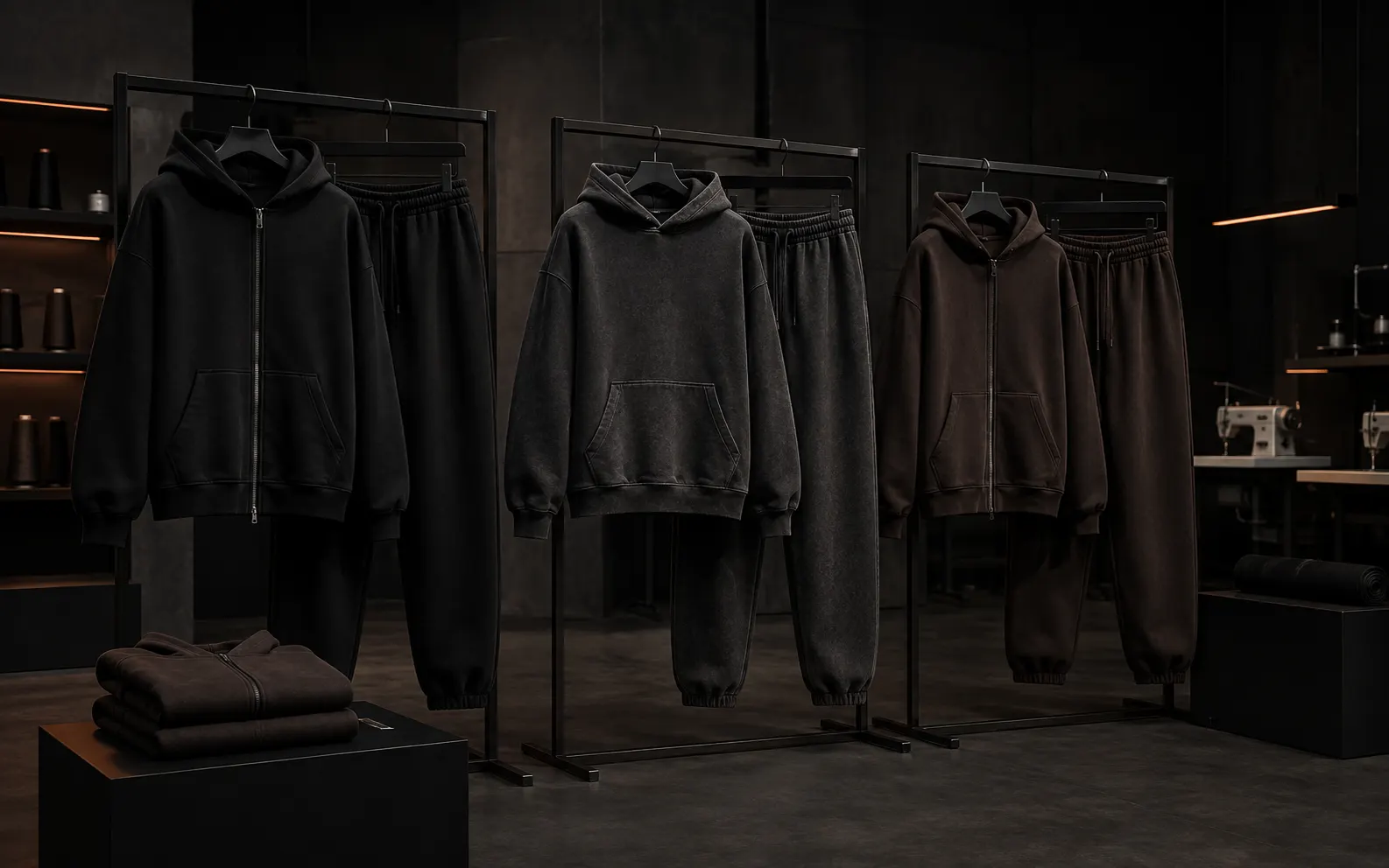 Custom streetwear tracksuit manufacturing