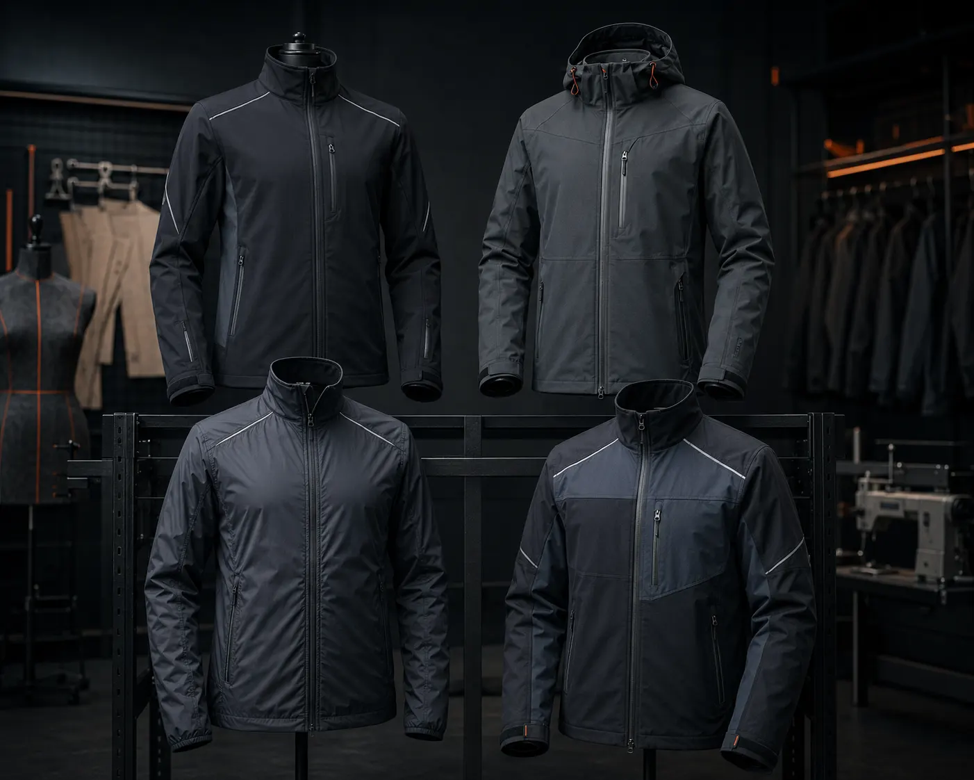 Custom technical outerwear and softshell jacket manufacturer