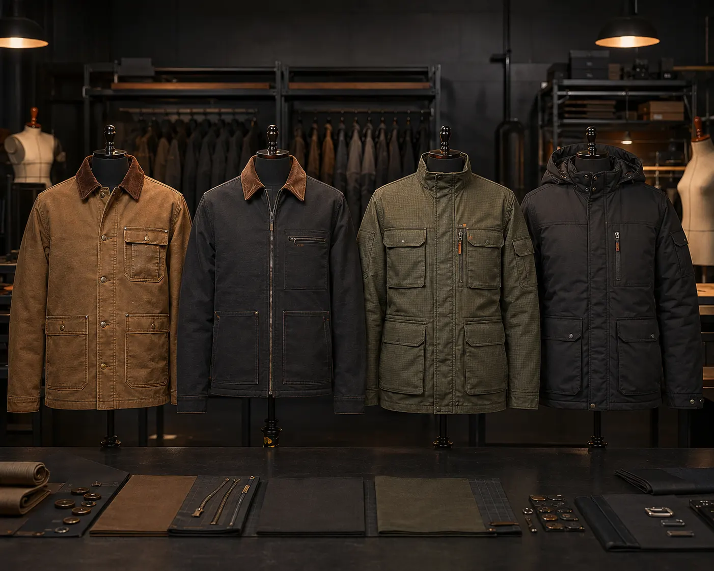 Custom workwear and utility jacket manufacturer
