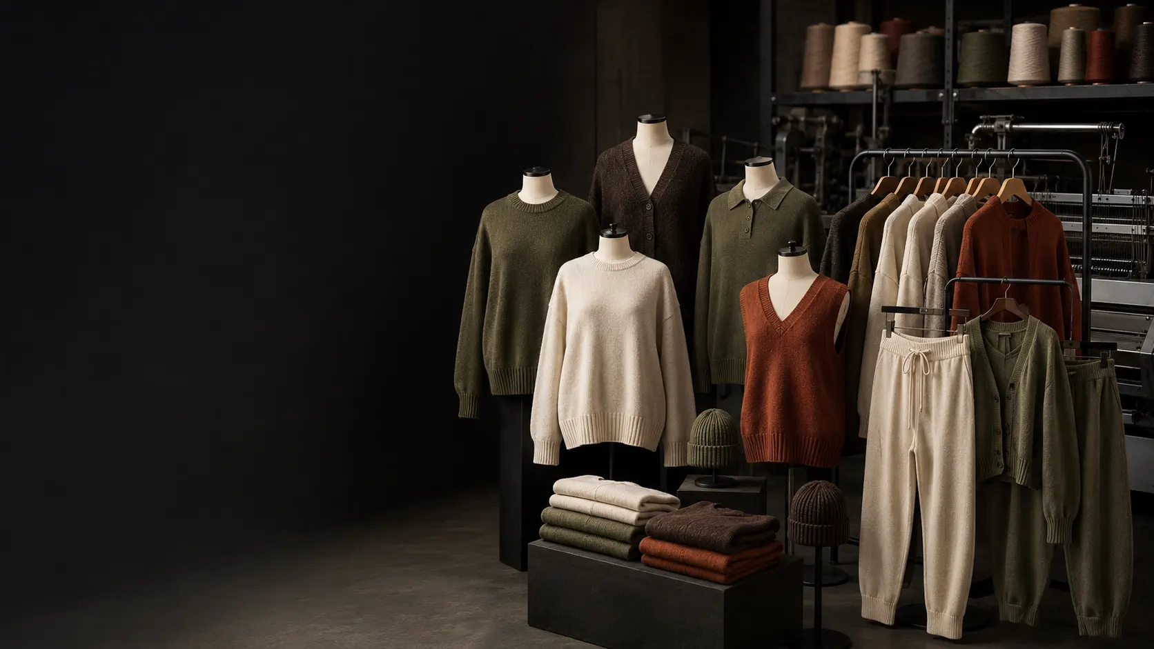 Private label knitwear manufacturer developing custom knitted garments