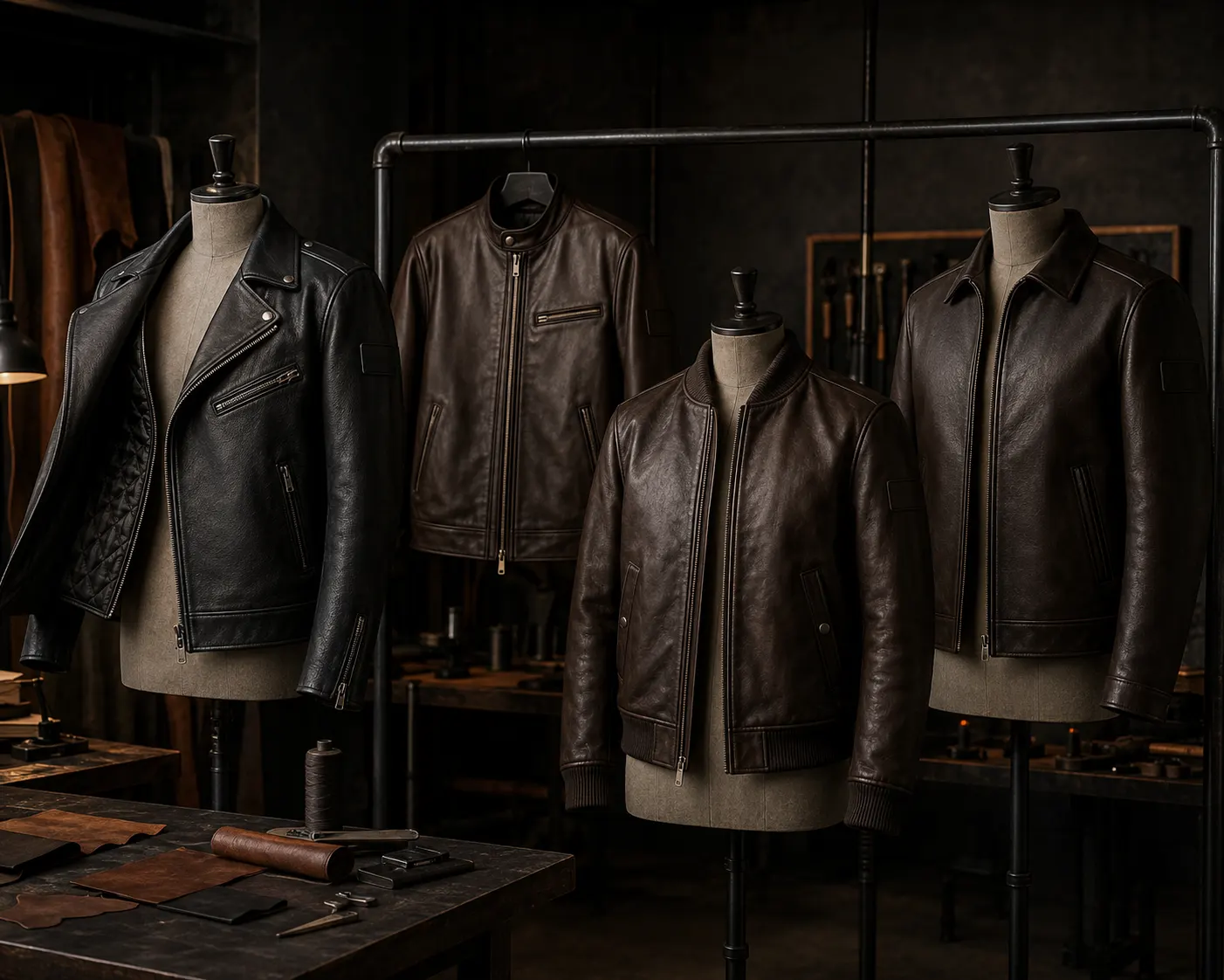 Private label custom leather jacket manufacturer