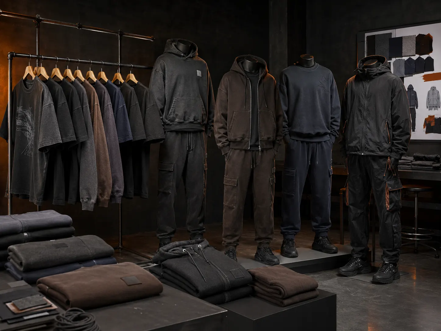 Private-label streetwear manufacturing collection