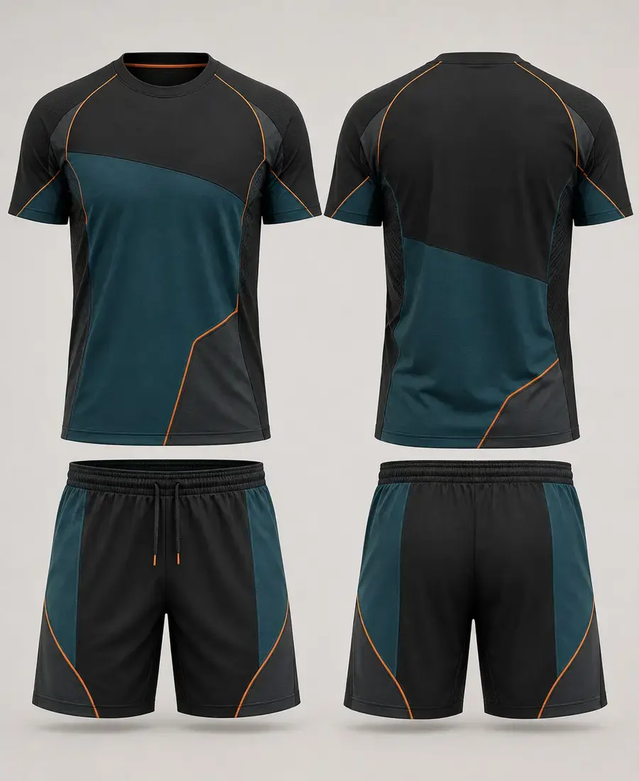Custom sports team uniform design mockup