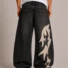applique-graphic-denim-jeans-back Appliqué graphic denim jeans back view