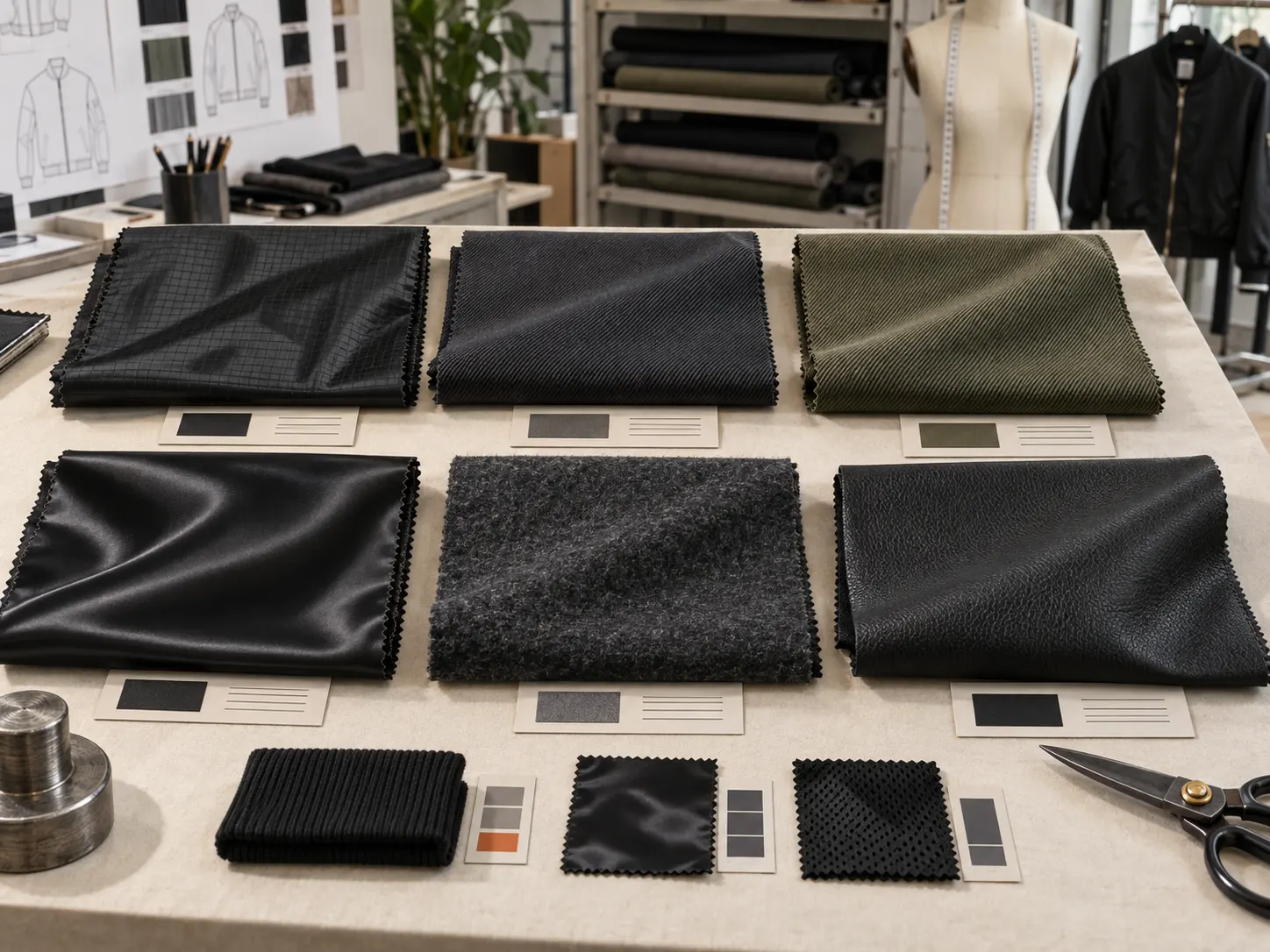 Fabric options for custom bomber jacket manufacturing