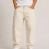 ecru-natural-denim-jeans-front Ecru natural denim jeans front view