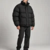Heavyweight high loft winter puffer jacket front view