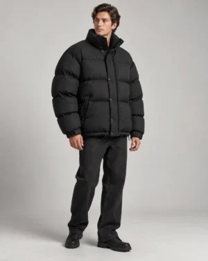 heavyweight-high-loft-winter-puffer-jacket-front Heavyweight high loft winter puffer jacket front view