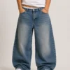 low-rise-baggy-jeans-front Low rise baggy jeans front view