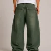 overdyed-colored-baggy-jeans-back Overdyed colored baggy jeans back view