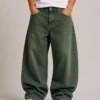 overdyed-colored-baggy-jeans-front Overdyed colored baggy jeans front view