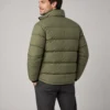 Reversible two in one puffer jacket reverse side view