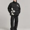 screen-printed-graphic-puffer-jacket-front Screen printed graphic puffer jacket front view