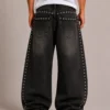studded-denim-jeans-back Custom studded denim jeans back view