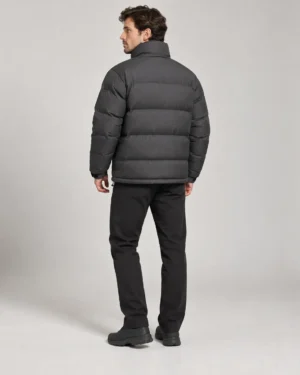 Technical ripstop puffer jacket back view