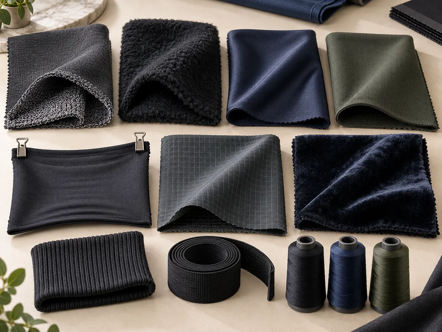 French terry fleece polyester tricot interlock stretch and woven tracksuit fabrics