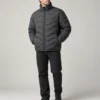 wave-quilted-puffer-jacket-front Wave quilted puffer jacket front view