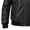 Men’s Black Sheep Leather Bomber Jacket