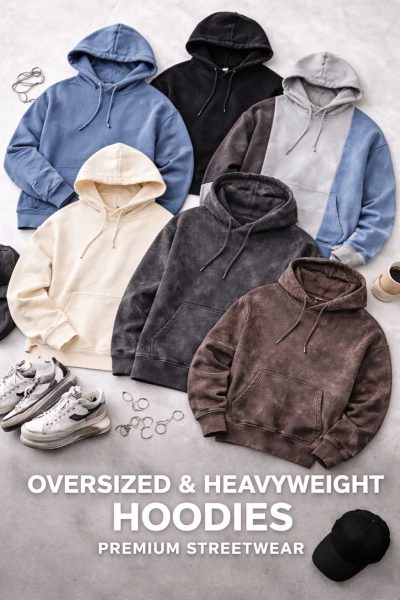 streetwear hoodie manufacturing including oversized and heavyweight hoodies